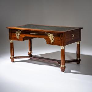 Charles X-style Bureau Plat Desk, France, 19th Century