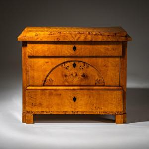 Biedermeier-style Birch Chest Of Drawers, North Germany, Circa 1820