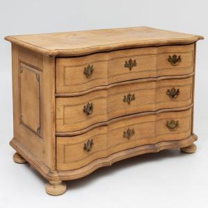 Baroque Softwood Chest Of Drawers, Mid-18th Century