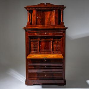 Biedermeier-style Mahogany Writing Desk, Circa 1830