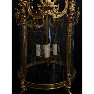 Gilt Bronze Lantern, 20th
