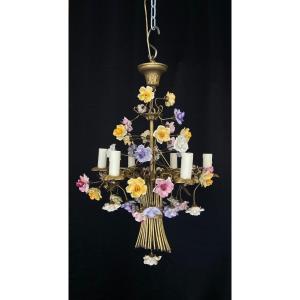 Flower Chandelier, 20th Century