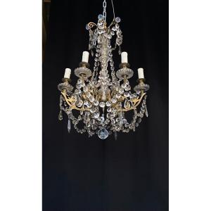 Chandelier Composed Of Octagonal Chains, 19th Century