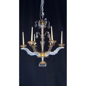 Pair Of Chandeliers In The Bagues Style