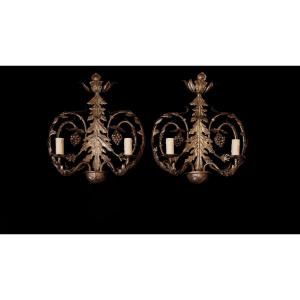 Pair Of Wall Lights 