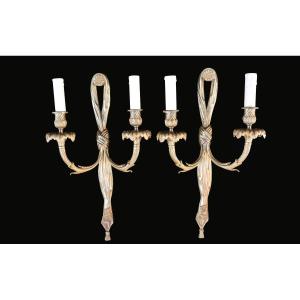 Pair Of Sconces, 20th Century