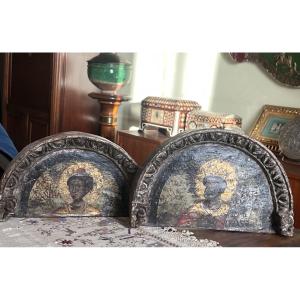 Pair Of 16th And 17th Century Icons 
