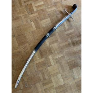 Rare Ottoman Shimshire Silver Sword Hallmarked Tugra Mahmut Ii