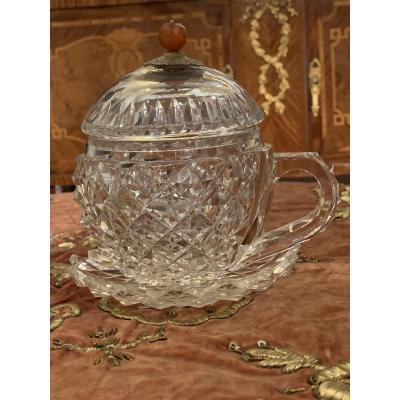 Cup Under Cup Crystal Ottoman Market Late 19th Century