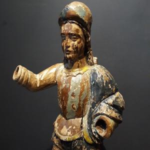 Dois En Sculpture Of à Conquistadot