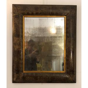 Embossed Leather Mirror