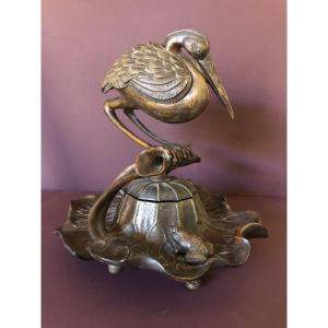 Meiji Period Japanese Desk Set