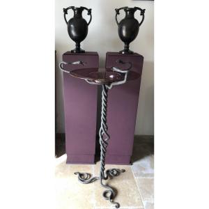 Alessandro Mazzucotelli Wrought Iron Base 