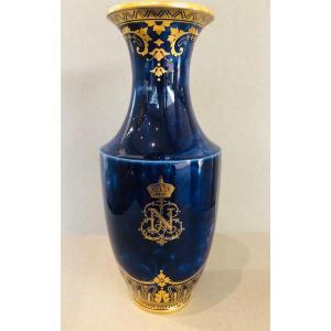 Porcelain Vase With The Cipher Of Emperor Napoleon III.