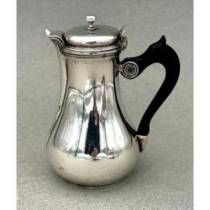 Coffee Pot Egoiste Solid Silver 18th Century Jacques Antoine Bonhomme - Paris 1779