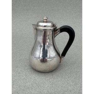 Coffee Pot Egoiste Solid Silver 18th Century Pierre Charles Micallef Paris 1787