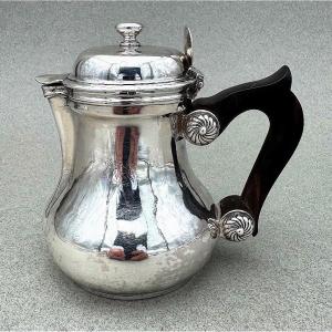 Solid Silver Coffee Pot Egoiste XVIIIth Antoine Bailly 1763 - Paris