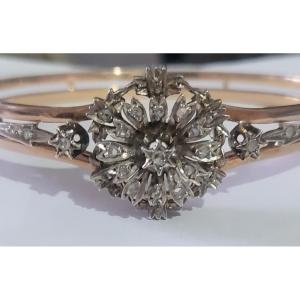 Napoleon 111 Bracelet In 18k Gold Set With Diamonds 