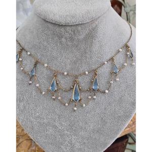 Antique Swag/festoon Necklace