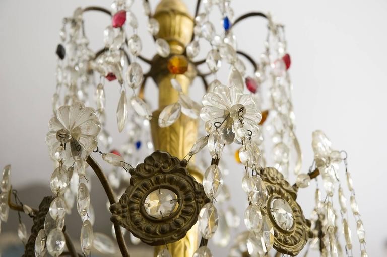 Lampadario Antico In Cristallo-photo-4
