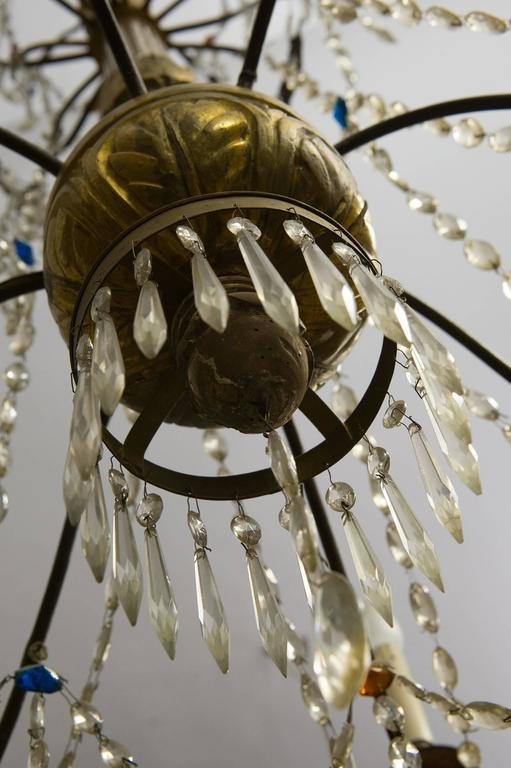 Lampadario Antico In Cristallo-photo-3