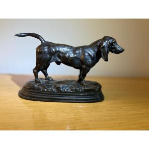 Antoine Louis Barye - English Basset 