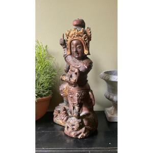 19th Century: Chinese Statuette/reliquary
