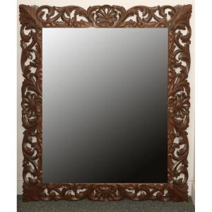 Large Oak Mirror 