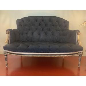 19th Century: Napoleon III Upholstered Sofa
