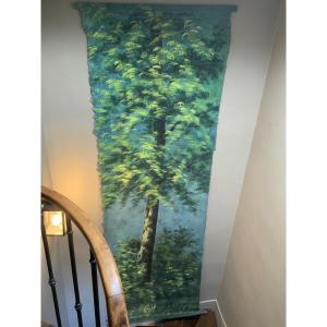 Very Large Painted Panel, Circa 1960