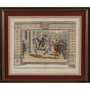 17th Century: A Framed Engraving
