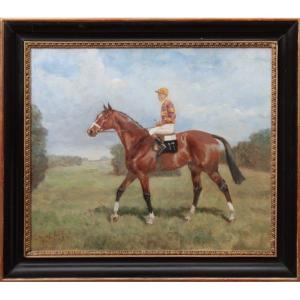 Baron Karl Reille ( 1886 - 1975 )portrait Of Val De Loir; Px Of The Jockey Club 1962