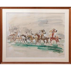 Gen- Paul (1895 - 1975 ) Departure At The Australian Starting Gate