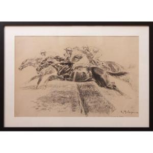 Louis Malespina ( 1874 - 1949 ) Obstacle Course