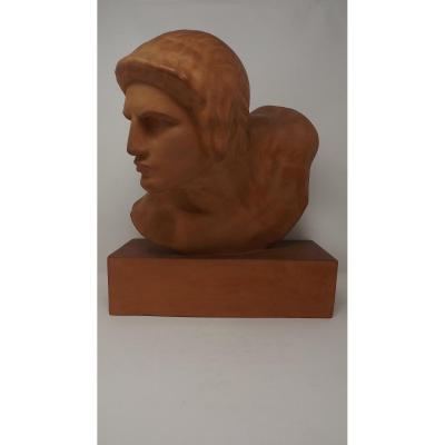 Terracotta By Constant Roux Anger Of Achilles Or Gladiator Susse Frères Edition