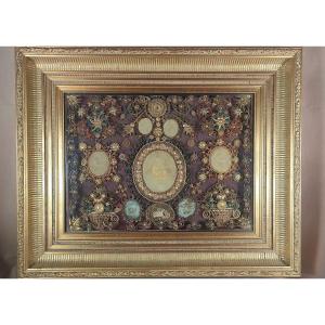 Huge Agnus Dei Rolled Paper Reliquary