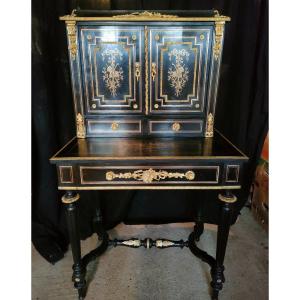 Gilt Bronze Desk Napoleon III Period Bonheur Du Jour