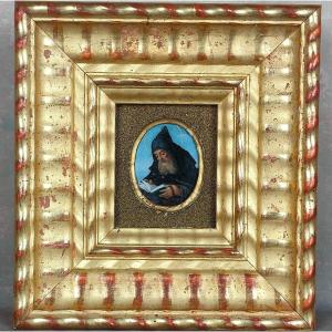 Saint Anthony The Egyptian The Great Temptations Oil On Copper 18th