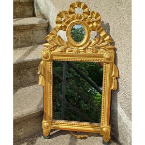 Louis XVI Gilded Wood Mirror  