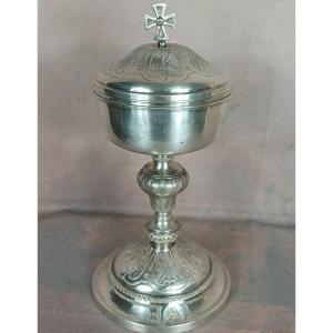Solid Silver Ciborium, Vieillard Hallmark