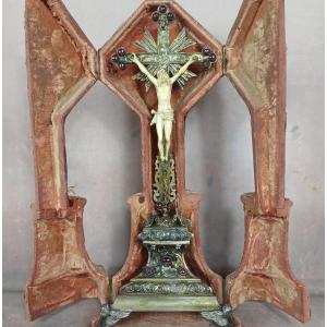 Solid Silver Vermeil Travel Cross Spain