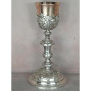 Baroque Silver Chalice By Jean Charles Cahier