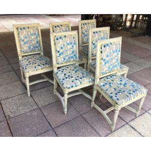 Set Of Six Louis XVI Chairs
