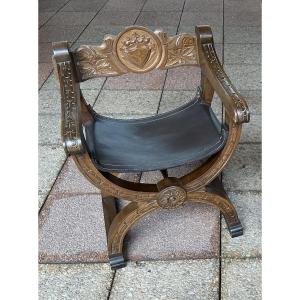 A Curule Chair, Known As "dagobert" Chair