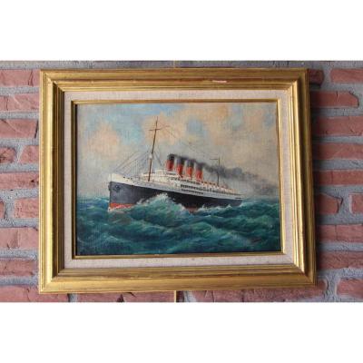 Oil On Canvas Of Jules Eugène Pages (1867-1946)