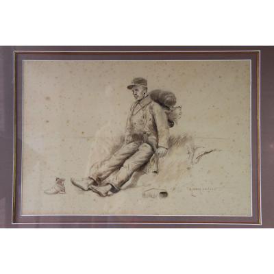 Pastel Edmond Lajoux