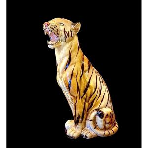 Roaring Tiger Ceramic Italy Circa 1970