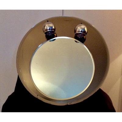 1970s Round Mirror