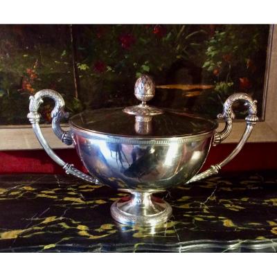 Lined Metal Tureen Charles X