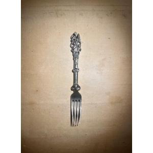 Allegorical Fork - Julianus Buissink - Netherlands - 18th Century